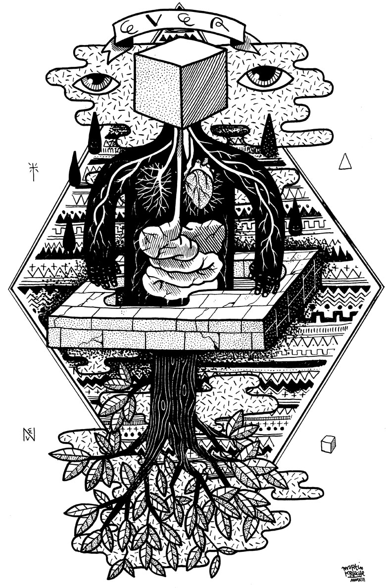 Martin Krusche - Illustration - »Anatomy Tree«