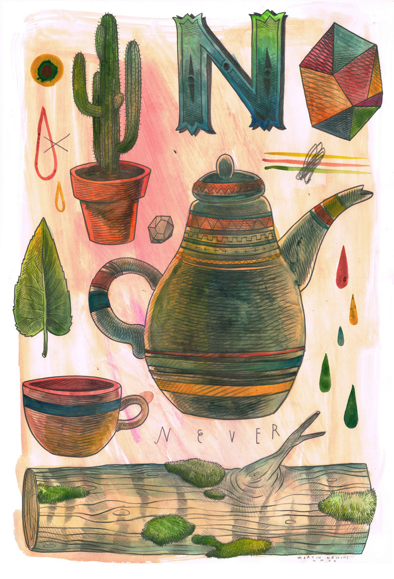 Martin Krusche - Illustration- Objects #6 »Tea«