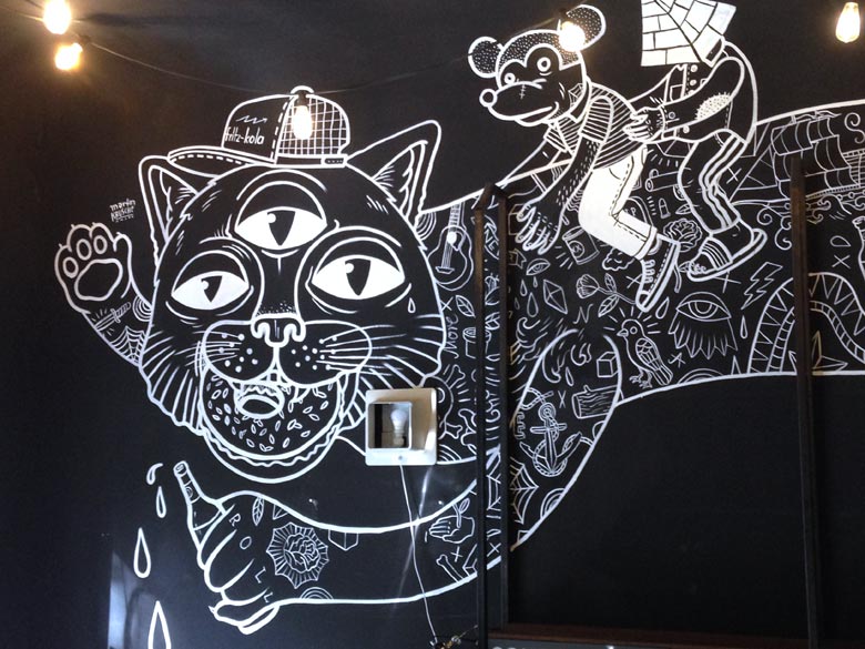 »Schlomo's« Mural/Illustration - Martin Krusche